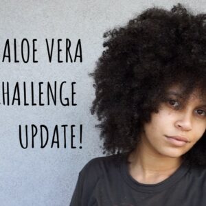 30 Days Fresh Aloe Vera Update | Is It Really Working?? | CaliCurls