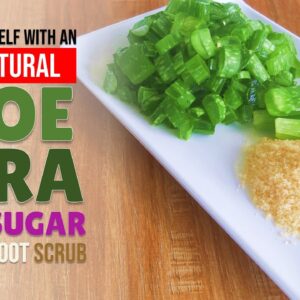 All Natural Aloe Vera Cane Sugar Hand and Foot Scrub