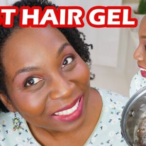 How To Make ALOE AMBUNU FLAXSEED GEL and DIY Edge Tamer | Natural Hair | DiscoveringNatural