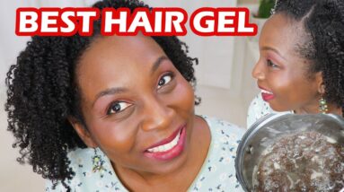 How To Make ALOE AMBUNU FLAXSEED GEL and DIY Edge Tamer | Natural Hair | DiscoveringNatural