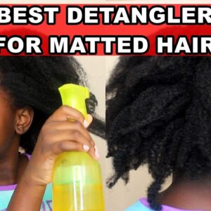 DIY Aloe Vera and Apple Cider Vinegar Detangler for Matted Hair